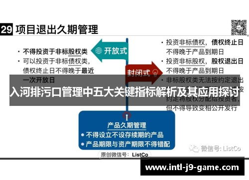 入河排污口管理中五大关键指标解析及其应用探讨